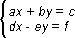 Resolver un sistema de ecuaciones con dos incógnitas