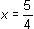 Resolver ecuaciones del tipo a+x = b o ax = b